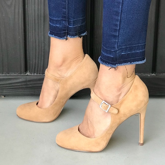 Anthropologie Shoes - NIB Mercury Nude High Heel Mary Jane Pump